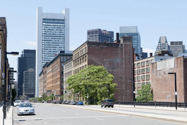 Boston Summer Street — Zdjęcie stockowe