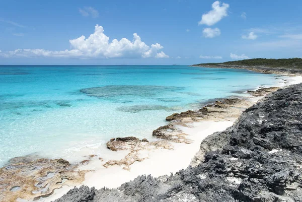 Caribische rotsachtige kustlijn — Stockfoto