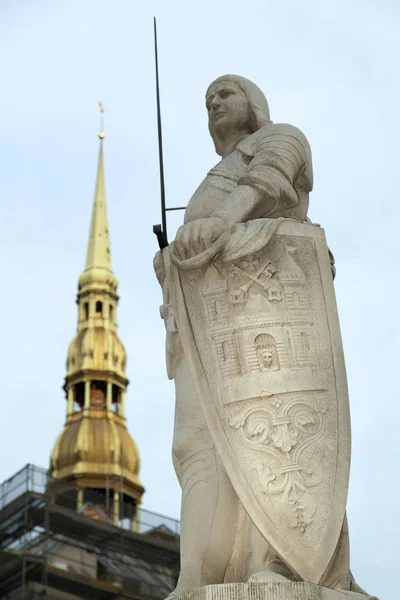 Estátua de Roland de Riga — Fotografia de Stock