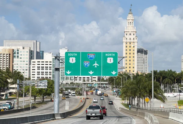 Miami Port Boulevard — Zdjęcie stockowe