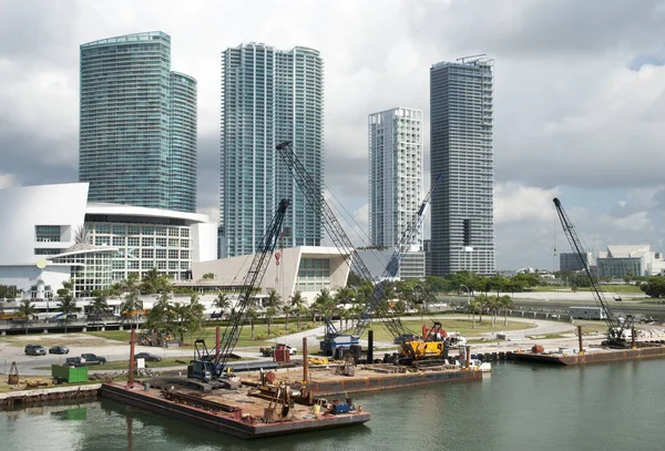 Industria edilizia di Miami — Foto Stock