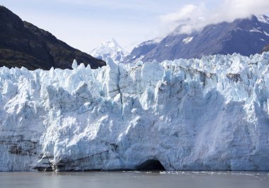 Alaska'nın Glacier Bay manzara