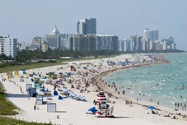 Miami playa verano — Foto de Stock