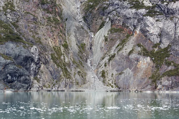 阿拉斯加冰川湾海岸线 — 图库照片