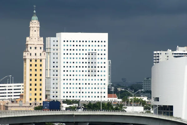 Köprü'den, Miami Downtown — Stok fotoğraf