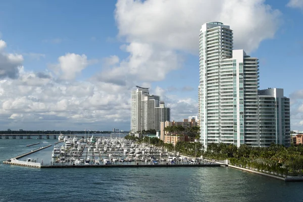 Marina Miami beach — Zdjęcie stockowe