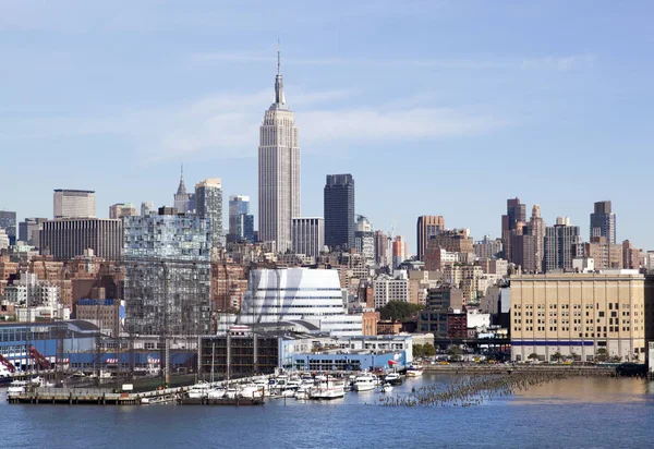 Manhattan horizonte centro de la ciudad —  Fotos de Stock