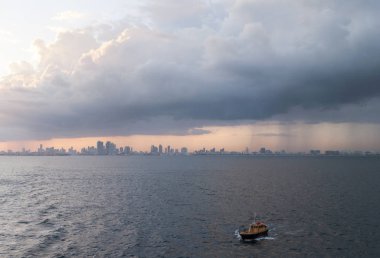 Miami günbatımı manzarası