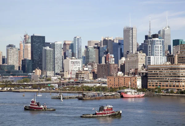 Manhattan Island bogserbåtar — Stockfoto