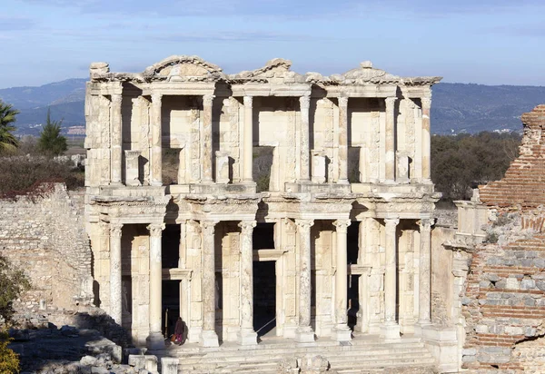 Biblioteca di Efeso Città Celso — Foto Stock