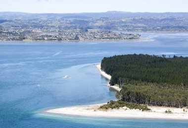 Yeni Zelanda'nın Matakana Adası