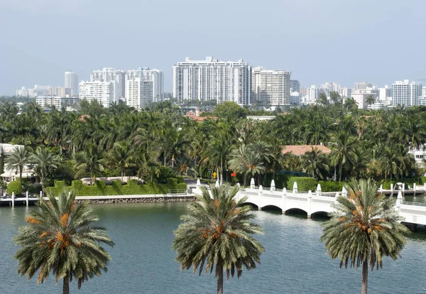 Puente Miami Palm Island — Foto de Stock