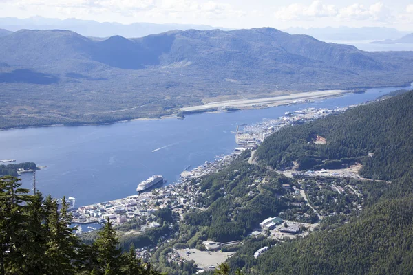 Ketchikan Town Aerial View — Stock Photo, Image
