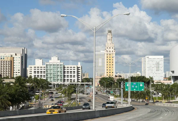 Miami Downtown ingang — Stockfoto