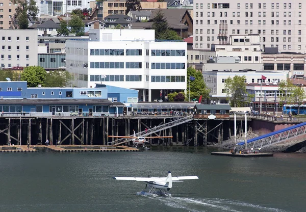 Juneau Water Airplanes — Stock Photo, Image