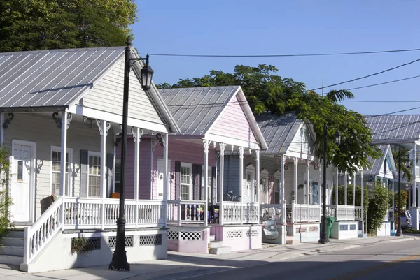 Färgglada Key West Wooden hus — Stockfoto