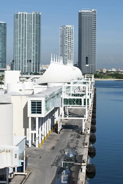 Miami Cruise Ship Terminal — Zdjęcie stockowe
