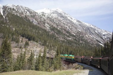 Alaska 'nın Tarihi Beyaz Geçit Demiryolu 