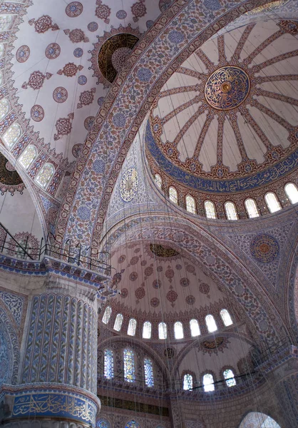 Κωνσταντινούπολη Σουλτάνος Ahmed Τζαμί Εσωτερικών — Φωτογραφία Αρχείου