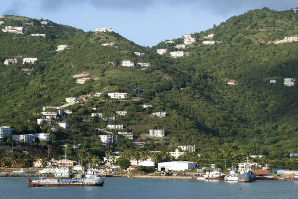 Puerto de Tortola Island Road — Foto de Stock