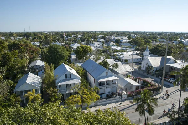 Key West Town Hava Görüntüsü — Stok fotoğraf