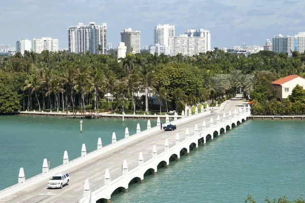 Puente Miami Palm Island — Foto de Stock