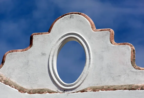 Het Karakteristieke Architectonische Detail Van Een Gebouw Badplaats Bahia Santa — Stockfoto