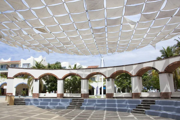 Open Space Structure Entertainment Bahia Santa Cruz Resort District Huatulco — Stock Photo, Image