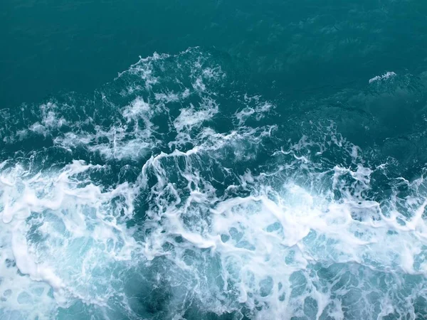 Splashing Waves Sea Water White Ripples — стоковое фото