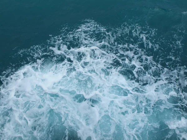Splashing Waves Sea Water White Ripples — стоковое фото