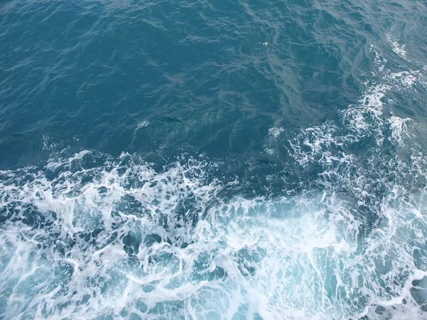 Plons Van Blauwe Zee Golf Water — Stockfoto