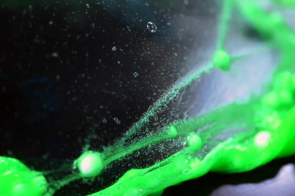 Limo Sustancia Estirable Pegajosa Abstracción Verde — Foto de Stock
