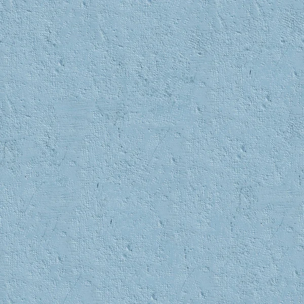 凹凸のある石膏ライトブルーでシームレスな質感の壁 — ストック写真