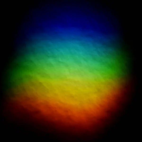 Färg Spektrum Form Boll Mörk Bakgrund Stockfoto