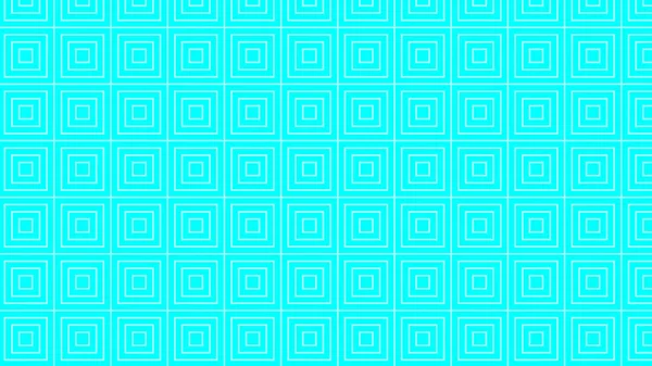 Abstrakcyjny Wzór Kwadratów Biały Niebieskim Tle Renderowanie — Zdjęcie stockowe