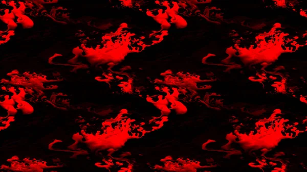 Ilustración Abstracta Manchas Manchas Rojo Negro Textura Sin Costuras —  Fotos de Stock