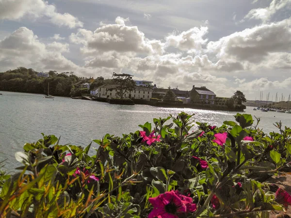 Kilátás Folyóra Kinsale Írország — Stock Fotó