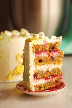 Kremalı havuçlu kek.