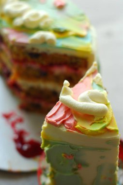 Kremalı havuçlu kek.