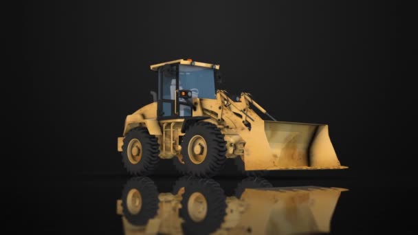 Mijnbouw Truck Render Loop — Stockvideo