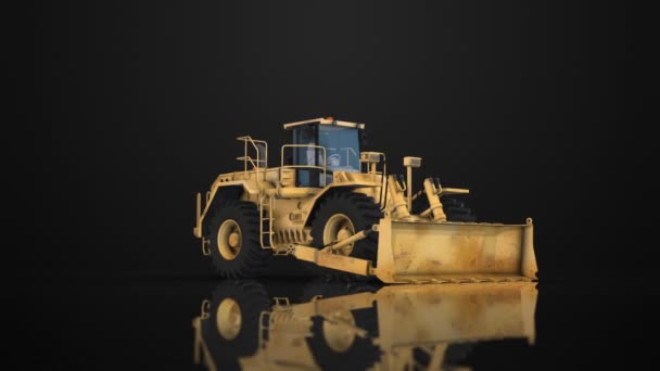 Mining Truck Render Schleife — Stockvideo