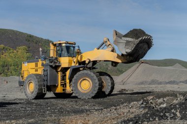 Magadan şehrindeki çokgende 