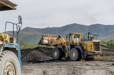 Magadan şehrindeki çokgende 