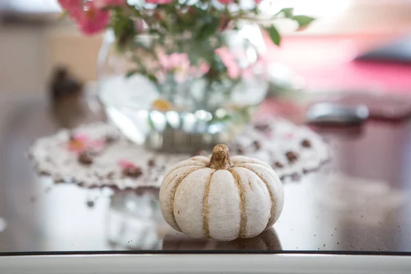 Halloween Pumpkin Decoration Artificial Squash — Stock Photo, Image