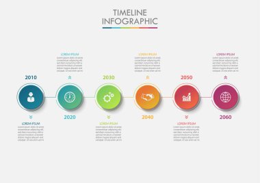 İş verisi görselleştirmesi. Soyut arkaplan şablonu için tasarlanmış zaman çizgisi bilgi simgeleri modern diyagram süreci teknolojisi dijital pazarlama veri sunum çizelgesi taşıyıcısı