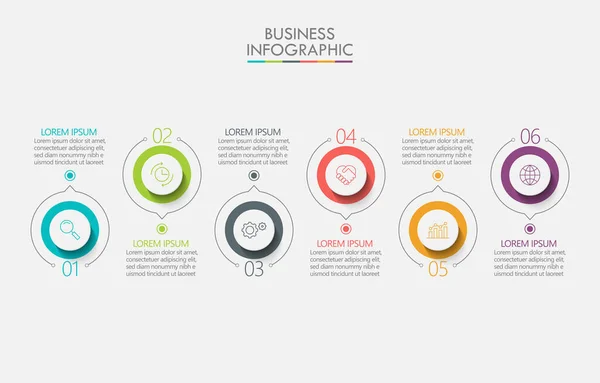 Presentatie Business Infographic Template — Stockvector