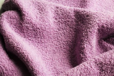  Arkaplan buruşuk pembe terli havlu.