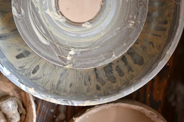 Boş potters tekerlek — Stok fotoğraf