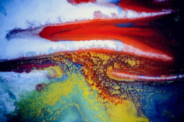 Esplosioni di vernice multicolore — Foto Stock