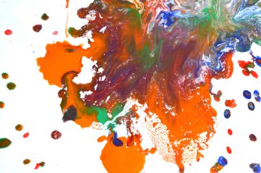 izole büyük yamalar noktalar lekesi sıçrama karışık renk